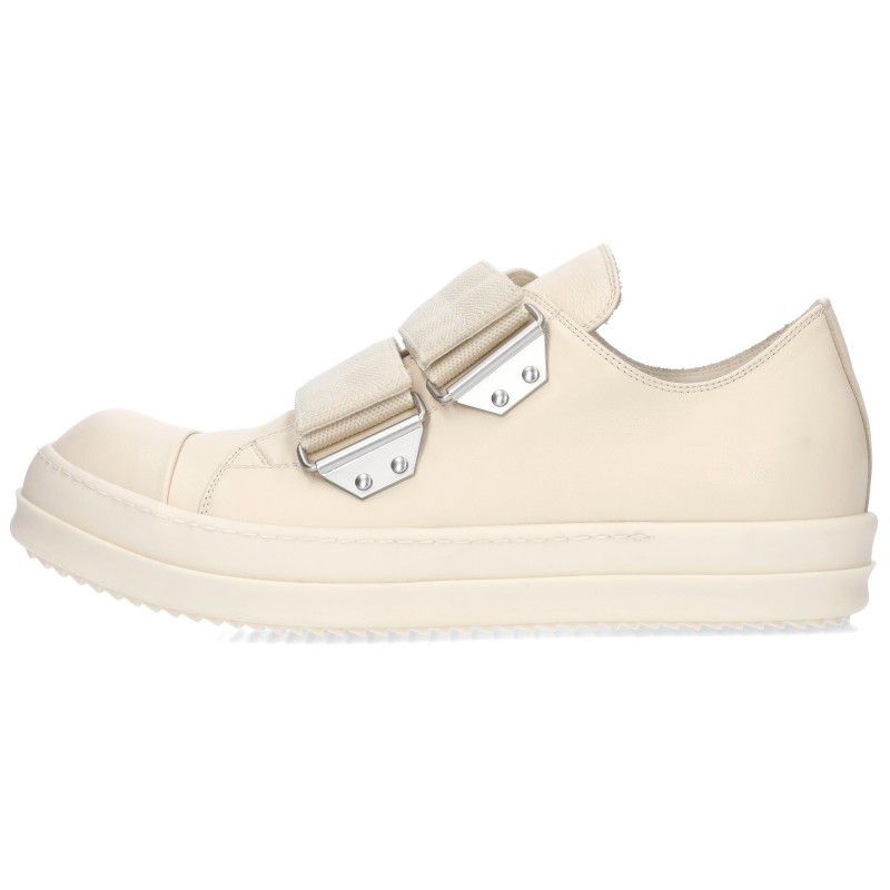 リックオウエンス STRAP LOW SNEAKS ストラップローカットレザースニーカー メンズ 44