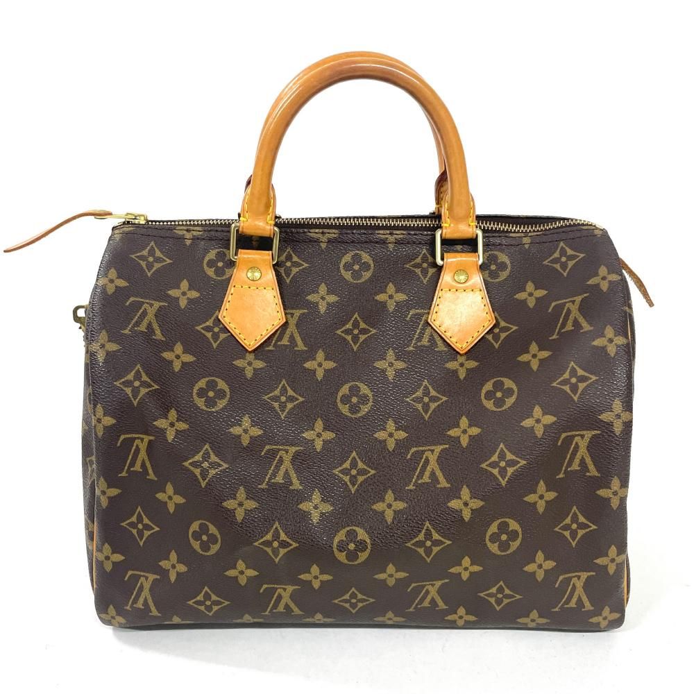 ルイヴィトン LOUIS VUITTON スピーディ30 ハンドバッグ モノグラム キャンバス M41526 ブラウン SP0938 旧型【中古】