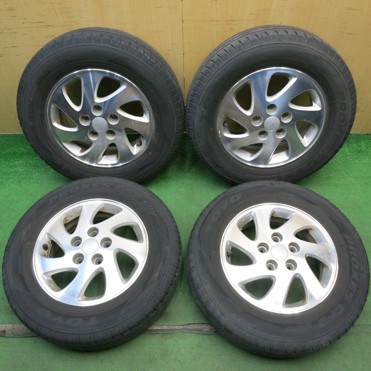 4本価格！22年◎ダイハツ テリオスキッド 純正 175/80R15 トーヨー プロクセス CF2 SUV 15インチ PCD114.3/5H◎6072303HAノ 21,158円