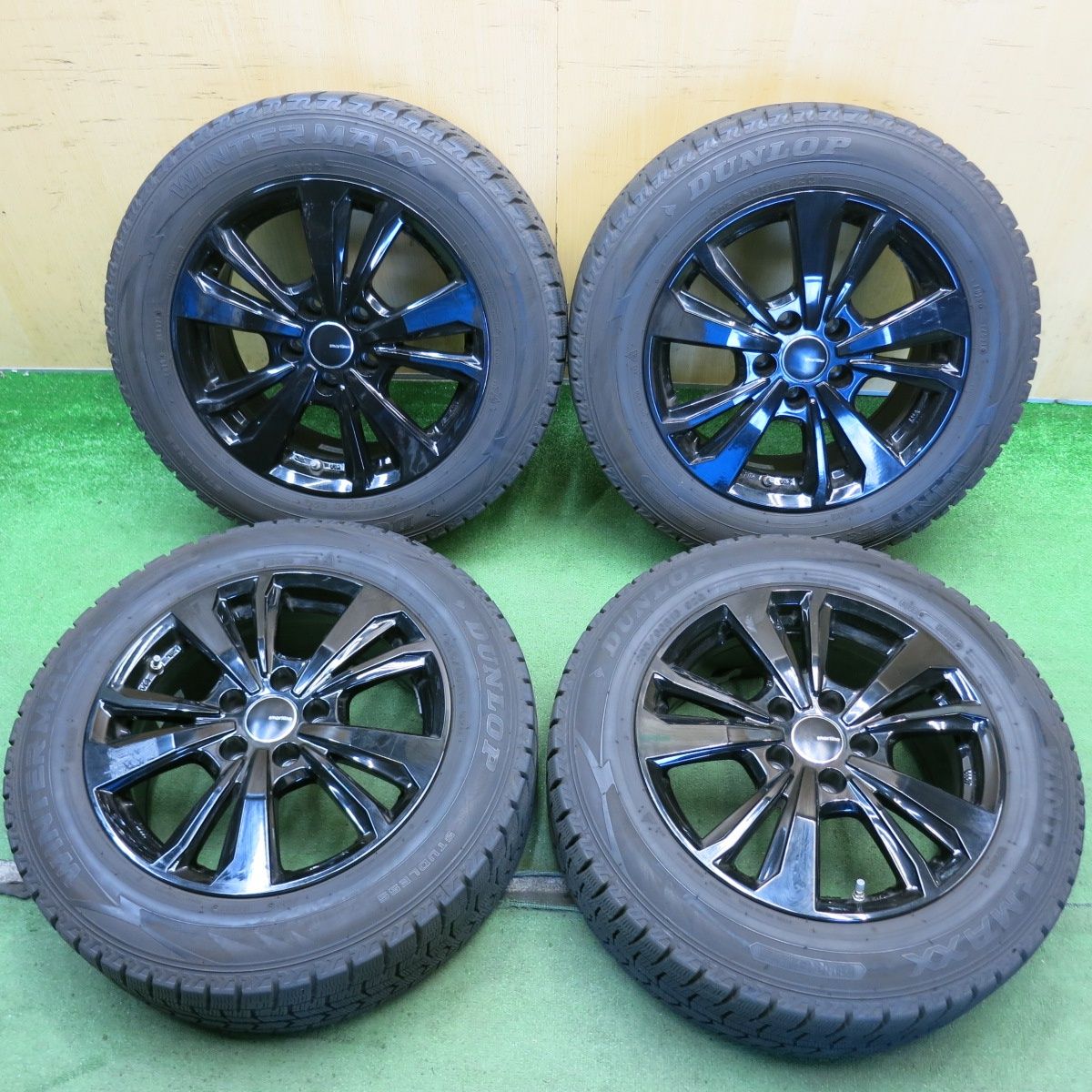 バリ溝！9分◎ジープ 等 smartline 365 205/60R16 スタッドレス ダンロップ ウインターマックス WM02 スマートライン 16インチ PCD110/5H◎6072605HAス 31,070円