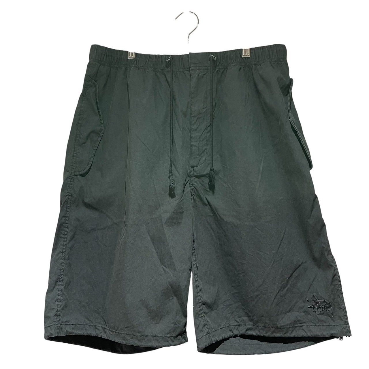 STUSSY (ステューシー) NYCO OVER SHORT 112306 ブラック L