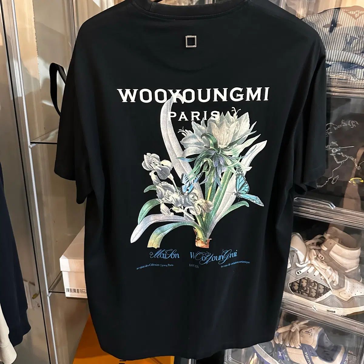 WOOYOUNGMI ウーヨンミ フラワー 半袖Tシャツ 23ss サイズ50