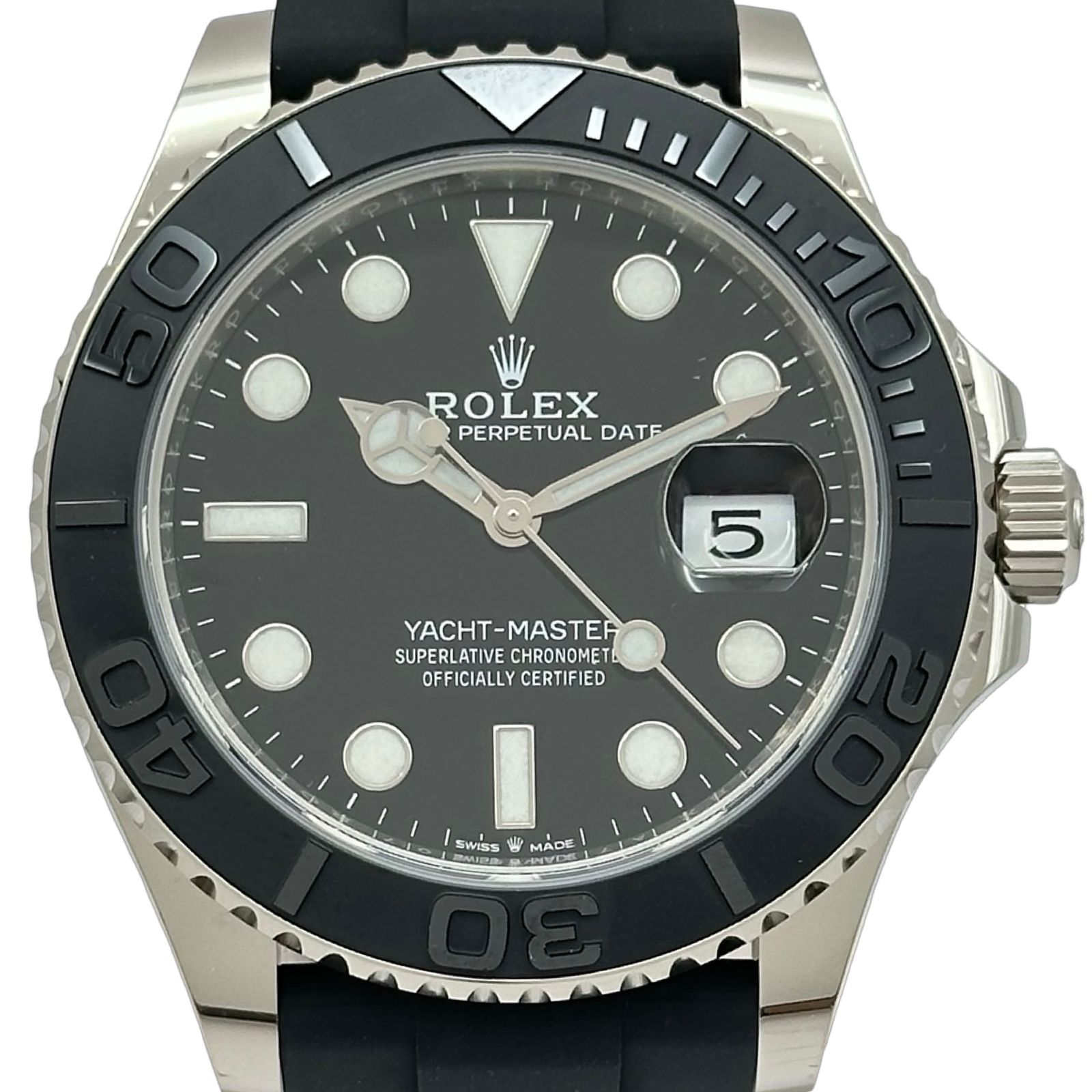 ロレックス ROLEX ヨットマスター42 226659 ブラック ホワイトゴールド 自動巻き メンズ 腕時計 1,507,500円