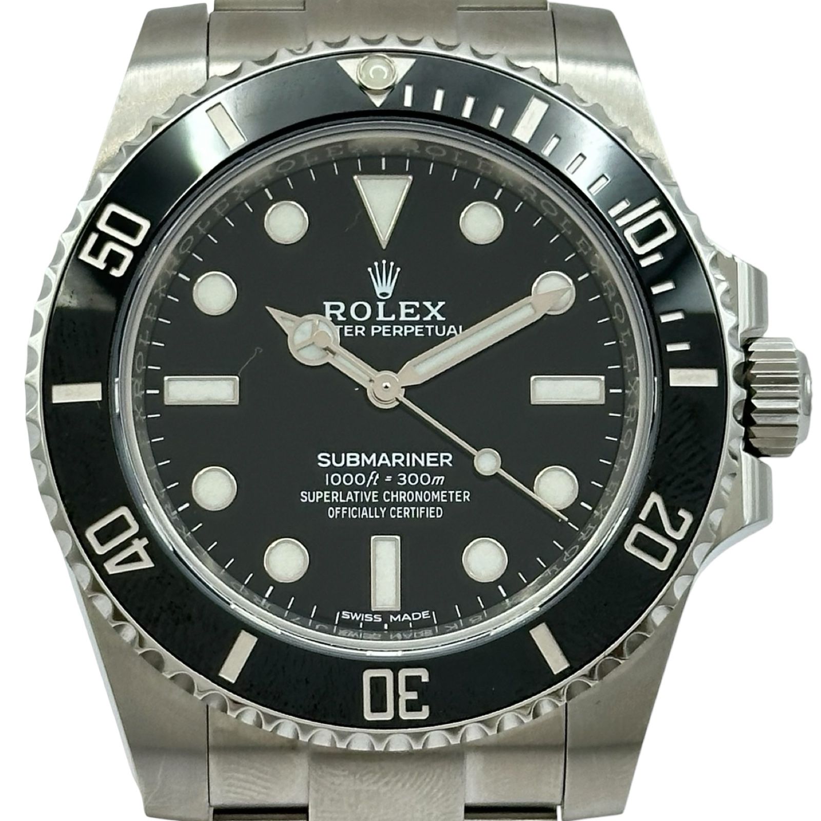 ロレックス ROLEX サブマリーナ 114060 ブラック ステンレススチール 自動巻き メンズ 腕時計 771,600円