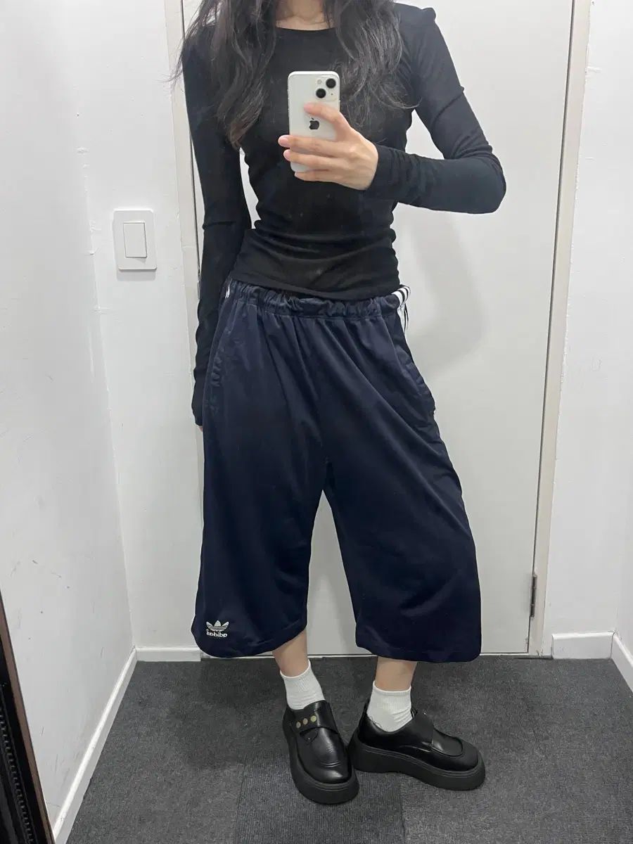 00s アディダス 7分丈 カプリ トラックパンツ ズボン 7,054円