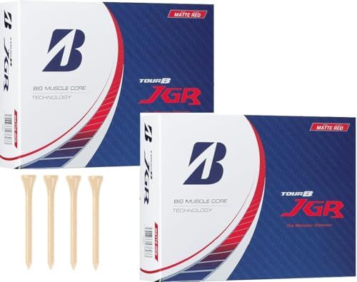 ブリヂストン ゴルフボール TOUR B JGR 2023年モデル 2ダース(24球入) ＊ロングティー4本付き送料無料 2ab54532