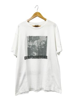 アベイシングエイプ A BATHING APE BAPE DEAFENING ROAR T-shirt プリント 半袖 Tシャツ XL 白 ホワイト ブランド古着ベクトル 中古260806