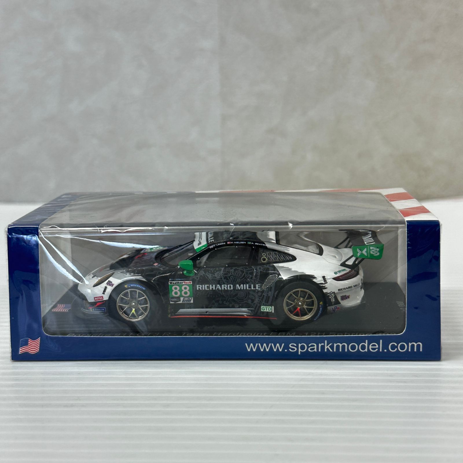 ★スパーク 1/43 Porsche 911 GT3 R #88 Team Hardpoint EBM 12H Sebring 2021 未開封品 smmini098558