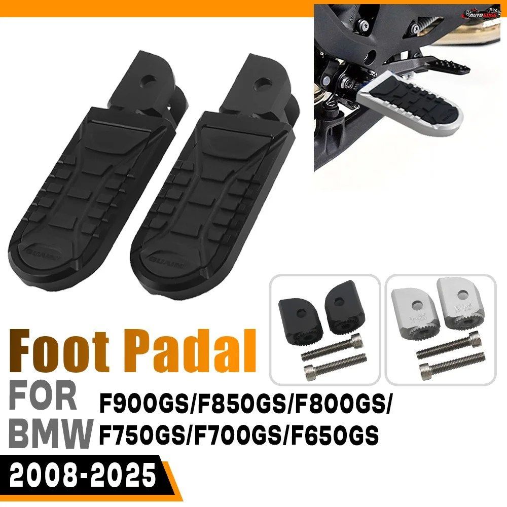 BMW F650GS F700GS F750 GS F 800GS F850GS ADV F 900GS ADV 2023用フロントフットペグ、滑り止めフットレストペダルフットボードその他