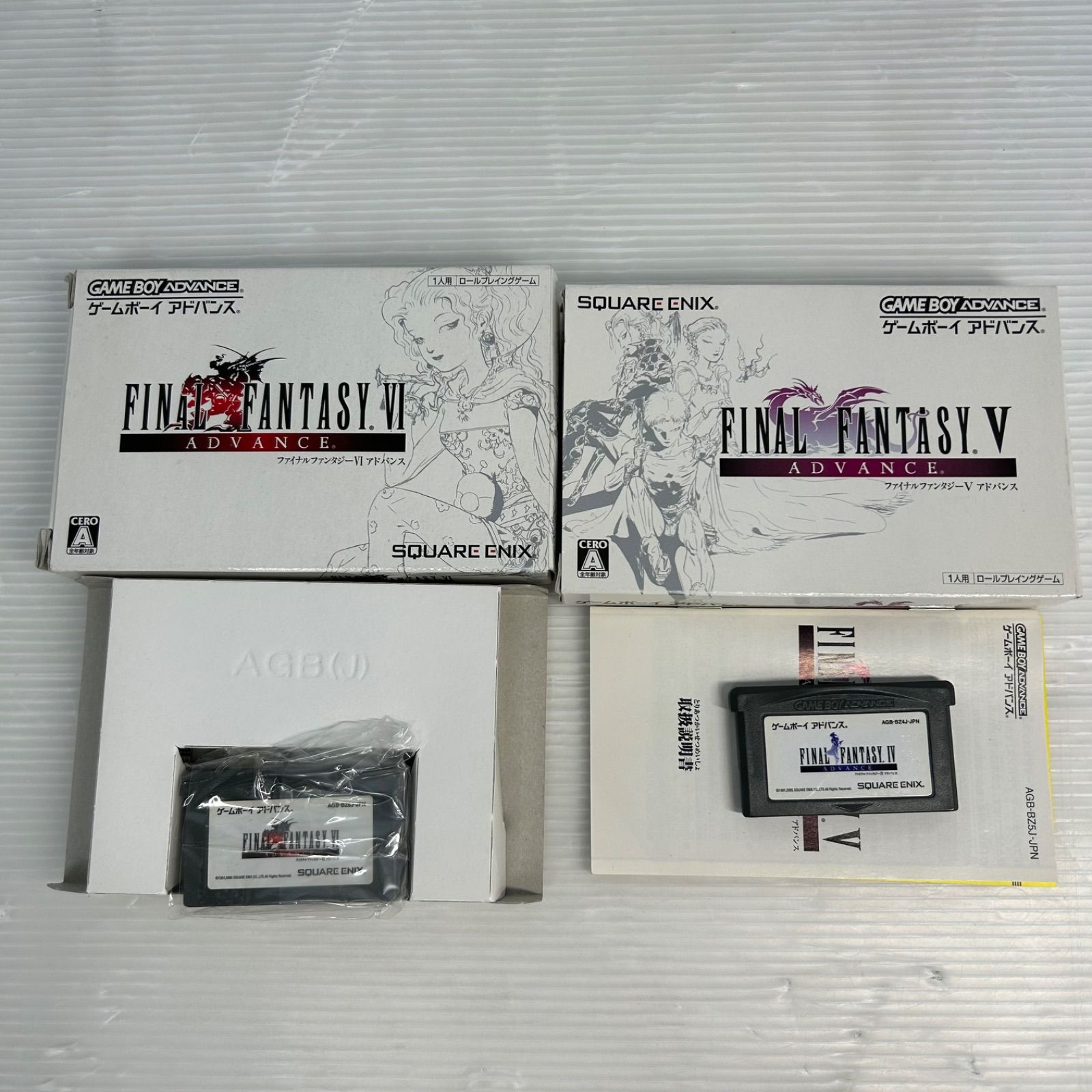 ☆ゲームボーイアドバンス GBA ☆ファイナルファンタジー V VI FF5 FF6ソフト