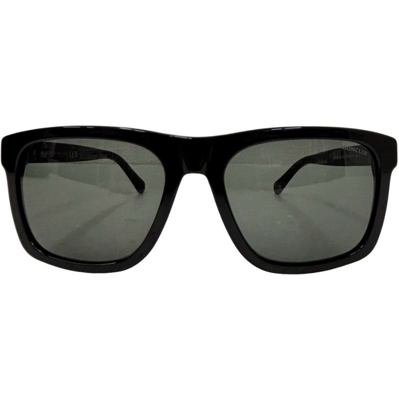 MONCLER モンクレール COLADA コラーダ サングラス ML0285 01A ブラック メンズ ソフトケース付属 【中古】 52607R9