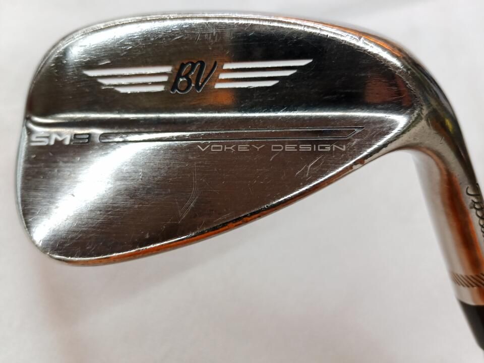 タイトリスト　VOKEY SM9 ブラッシュドスチール　50度　ダイナミックゴールド　WEDGEフレックス　ウェッジ　中古　ゴルフドゥ！福山王子店【最短即日発送】