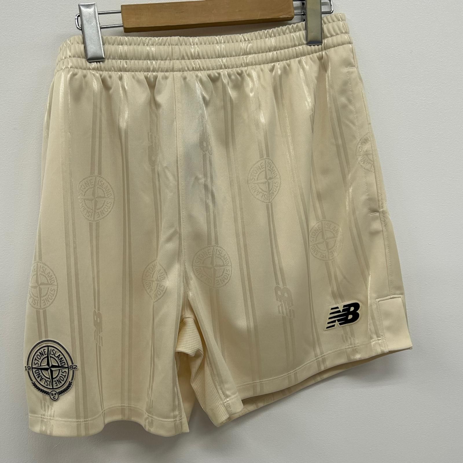 【イオン広店】 中古 STONE ISLAND | ストーンアイランド ショートパンツ New Balance x Stone Island 26/27 Kit ホワイト サイズ：XL 【107】