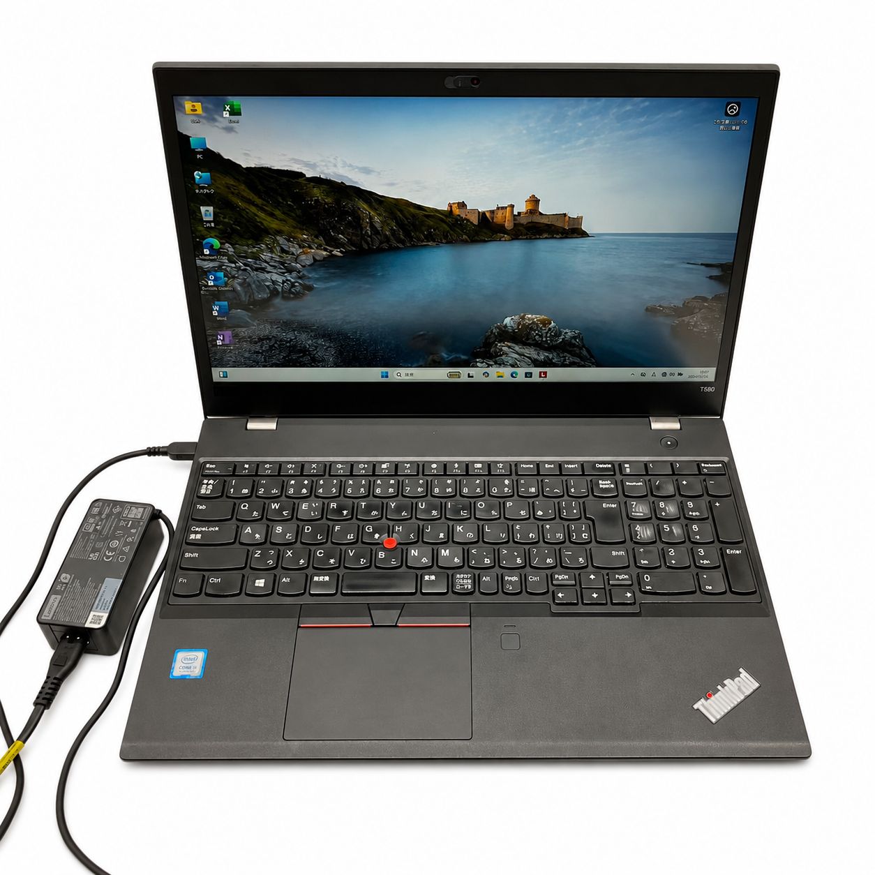 #M1299 【訳あり特価】Lenovo ThinkPad レノボ T580 20LAS3XG00 CPU Core i5-8250U RAM8GB SSD256GB Win11 Office2024 ノートパソコン PC 15.6インチ AC有 10,212円