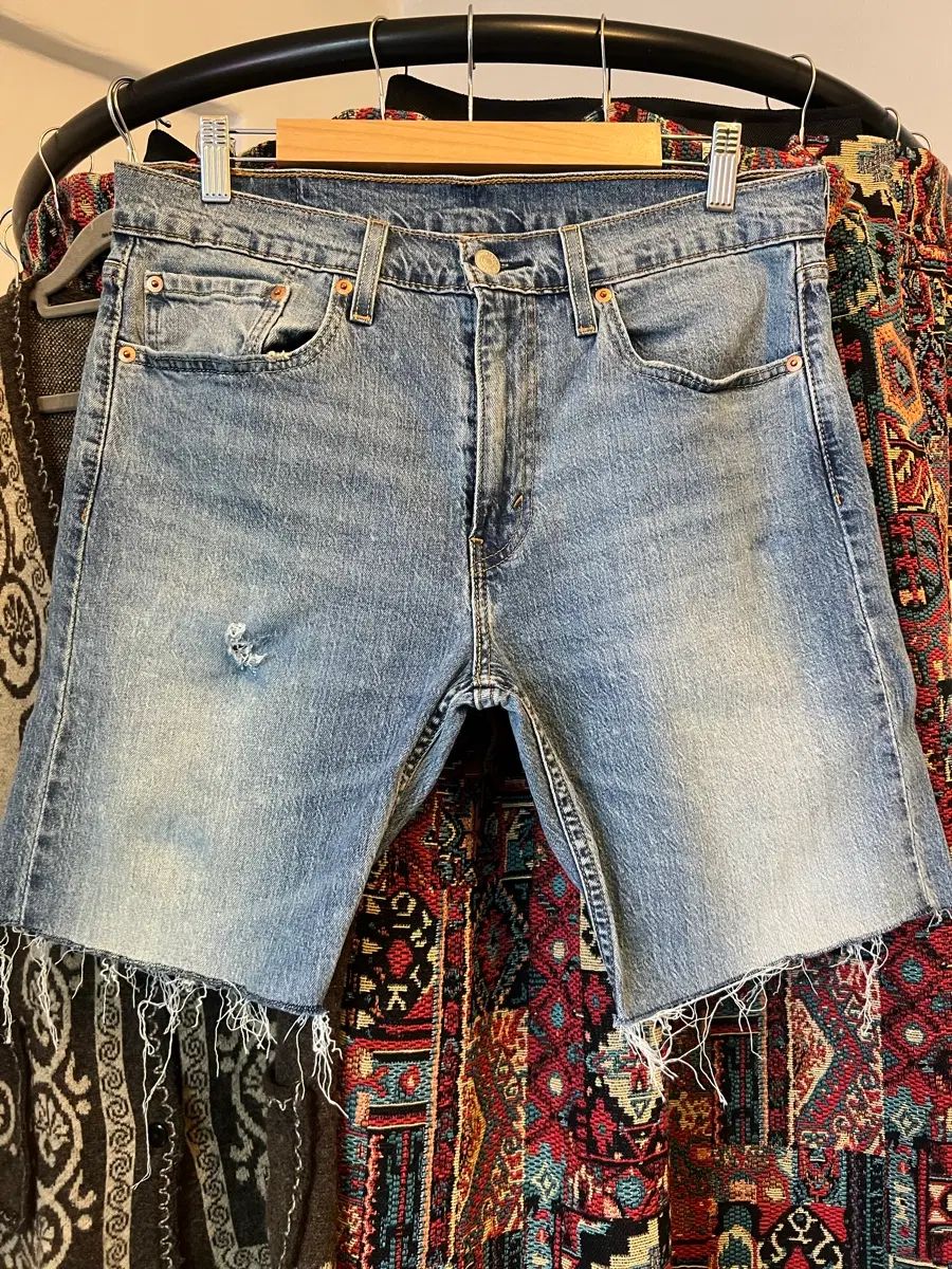 リーバイス カッティング ショートパンツ w32