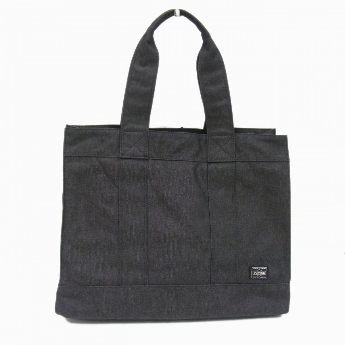 美品◇PORTER SMOKY Lサイズ トートバッグ 大容量 肩がけバッグ ブラック ポーター 吉田カバン スモーキー メンズ レディース 7,838円