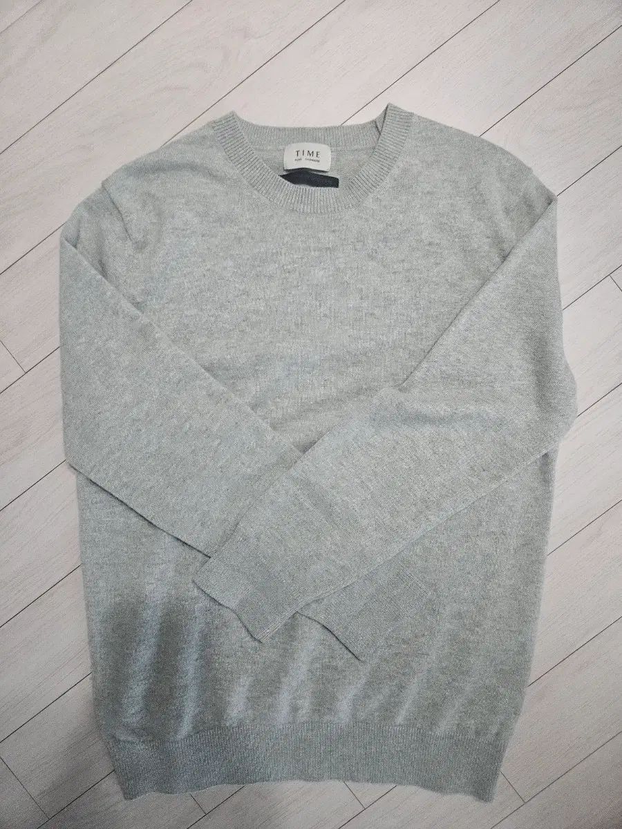 23FW TIME HOMME カシミア100 ニット ミントグレー 100