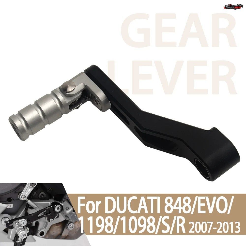 ドゥカティ パニガーレ 848 EVO パニガーレ 1098 S 1198 R 用モーターサイクルギアレバー 調節可能折りたたみ式ギアシフトクイックシフター