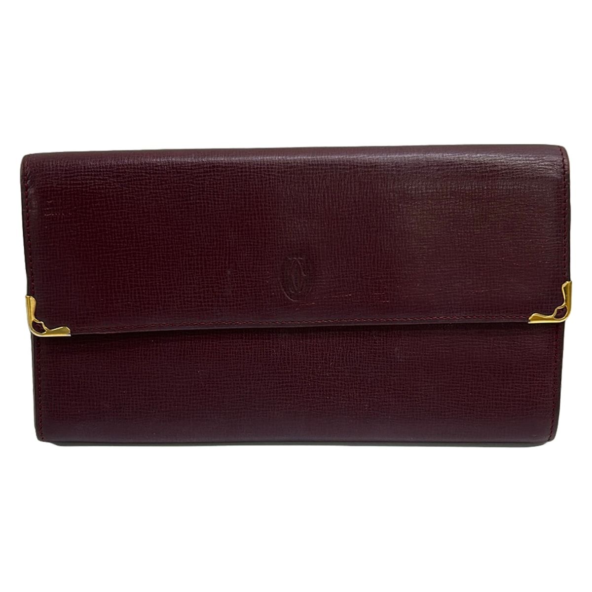 Cartier(カルティエ) 長財布 マストライン ボルドー レザー