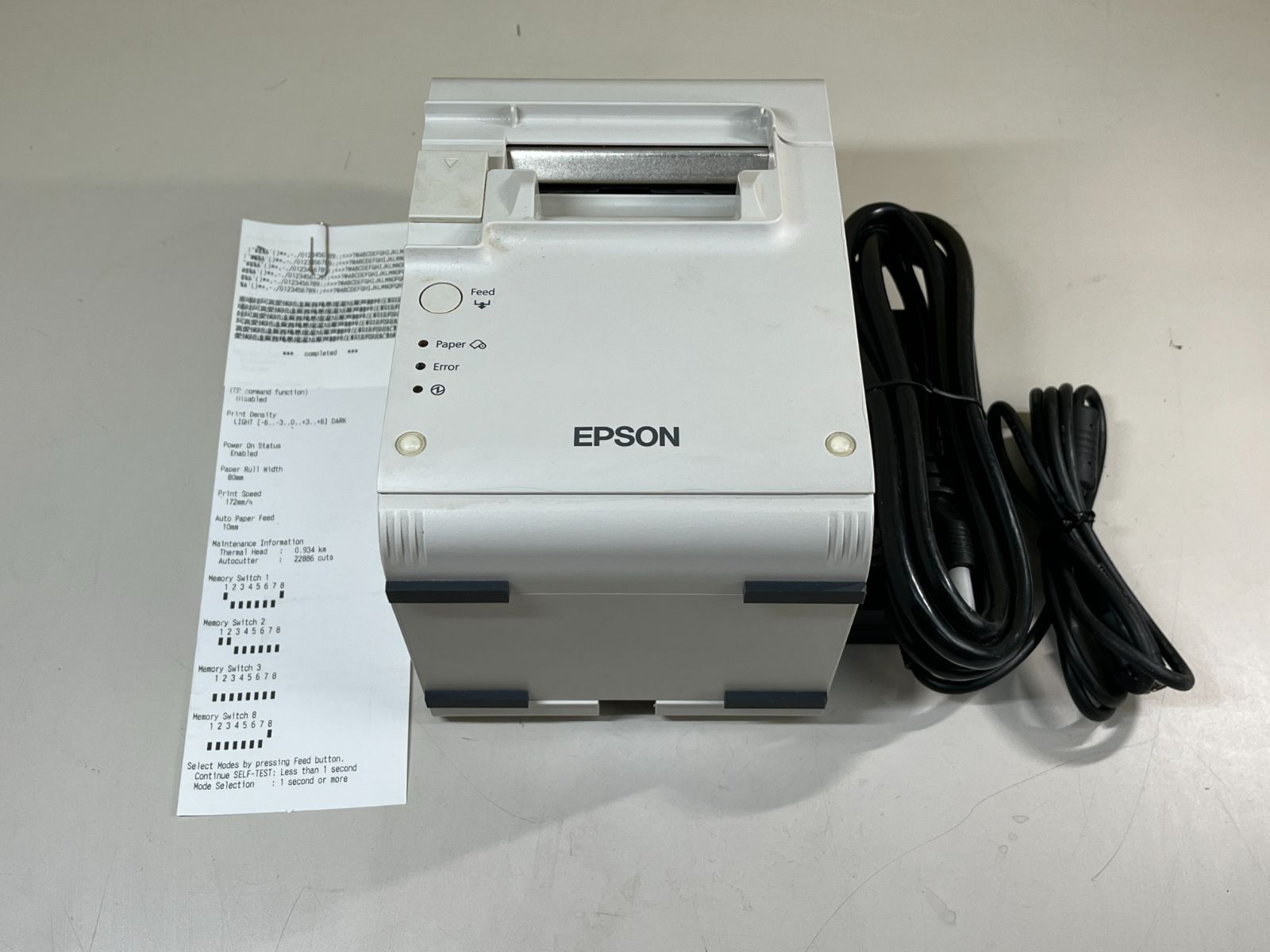 EPSON TM-T90KP M313B レシートプリンター AC付 - メルカリ