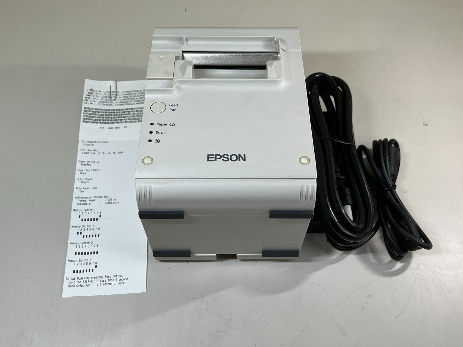 EPSON TM-T90KP M313B レシートプリンター AC付 - メルカリ