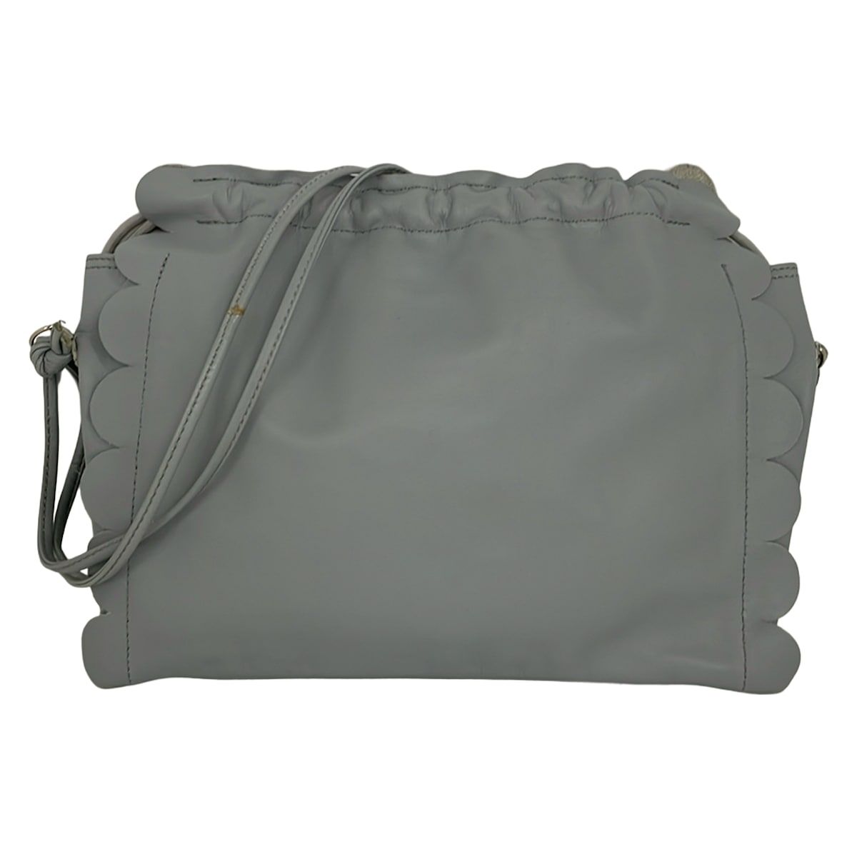 LUDLOW(ラドロー) ショルダーバッグ美品 - グレー レザー