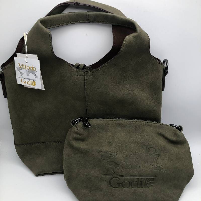 10619タ　Vittorio Godi　ヴィットリオ・ゴーディ　2WAY　ハンドバッグ　ショルダーバッグ　トートバッグ　セット　親子バッグ　未使用品