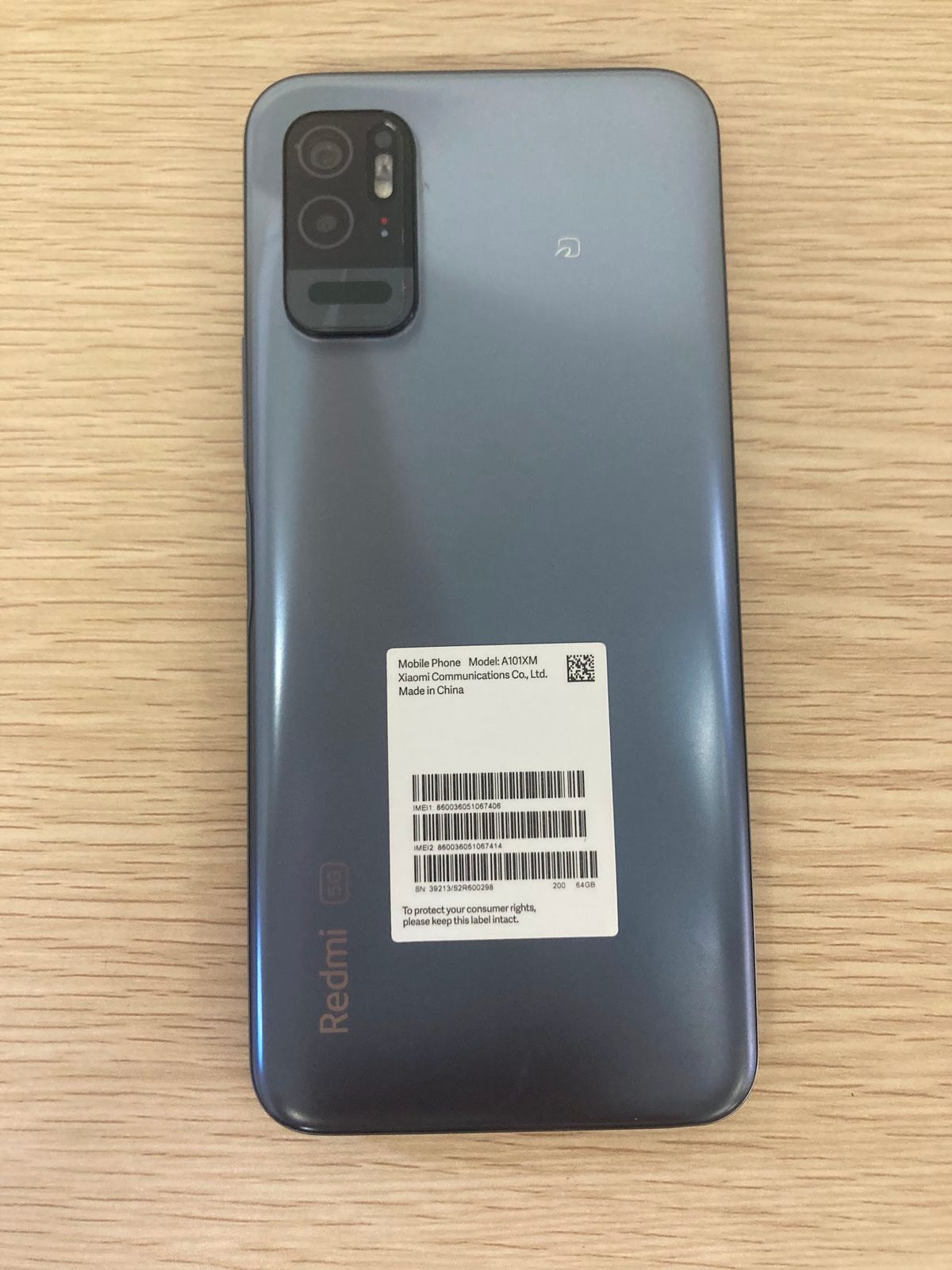 ！Xiaomi Redmi Note 10T 5G 64GB A101XM 起動確認済【スマホ・パソコン1】【5】 9,936円