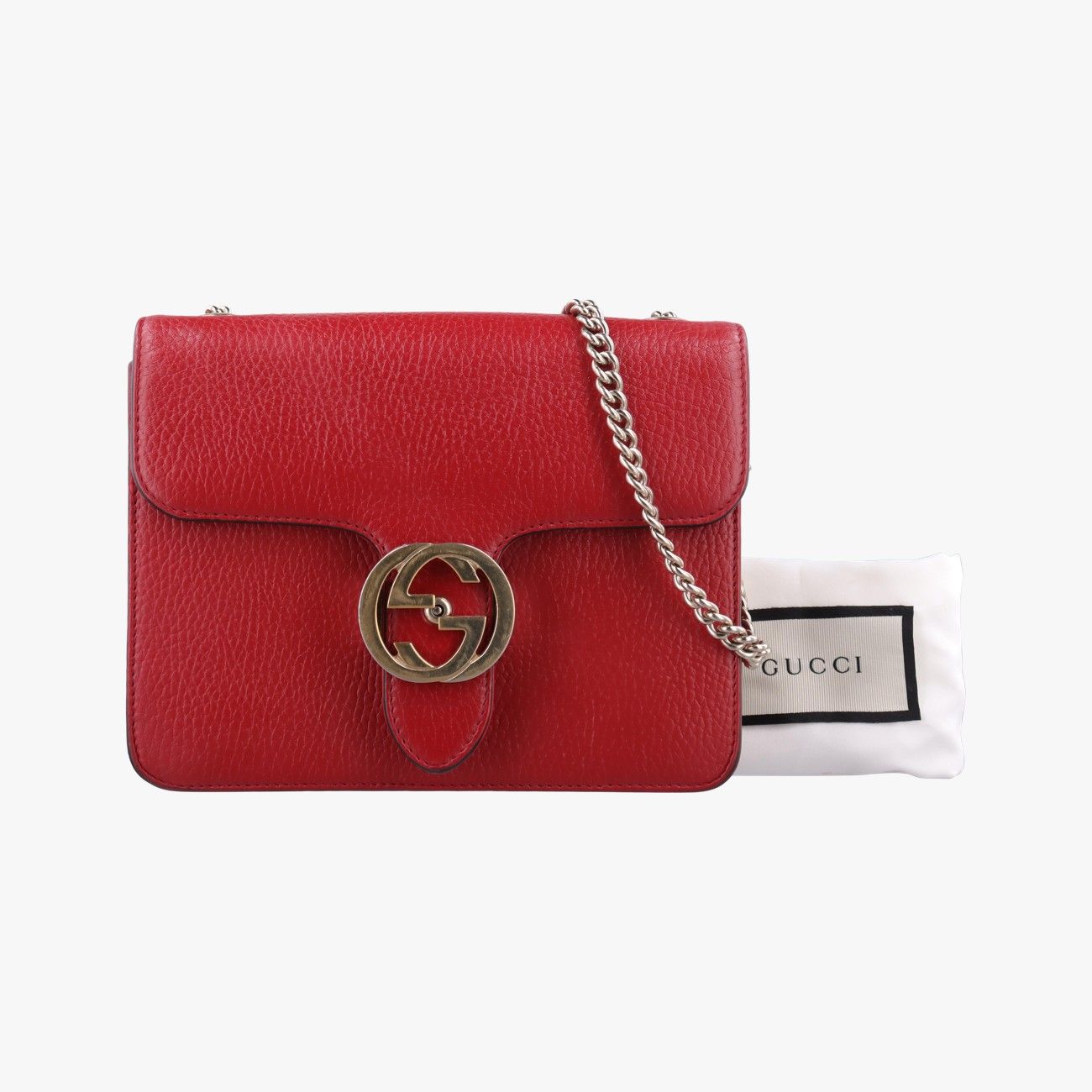 グッチGucciインターロッキングG レッド レザー 510304 C028568078