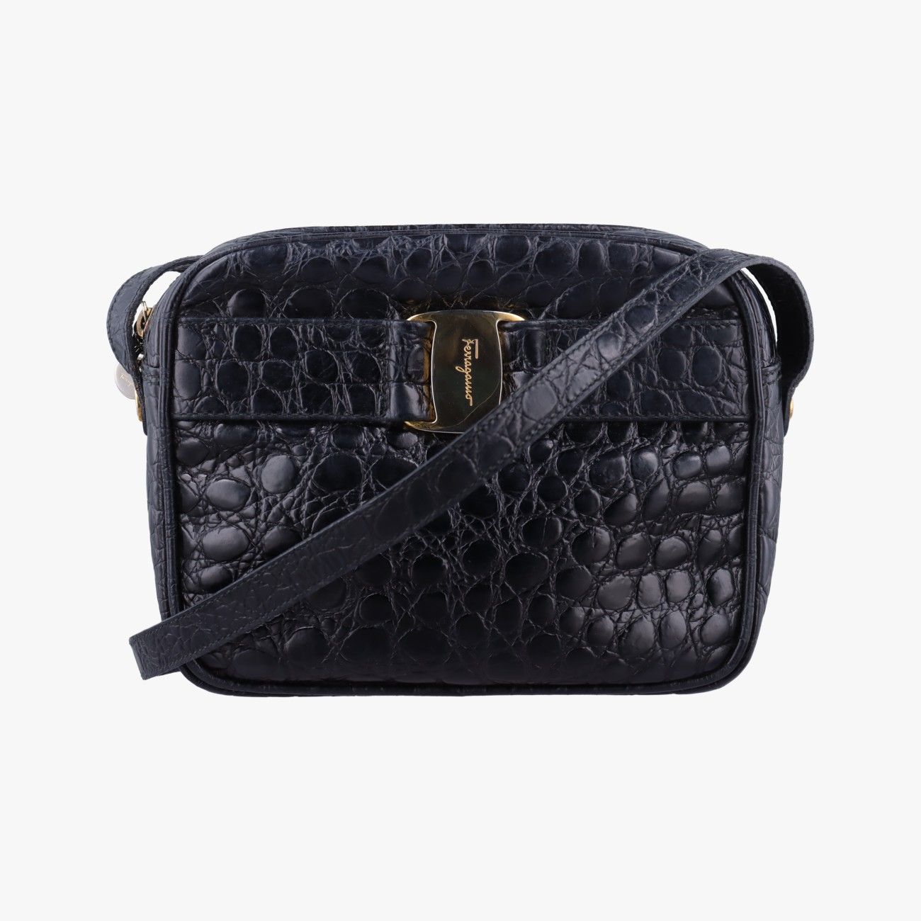 フェラガモFerragamoヴァラ ブラック レザー DE-21 3096 18,720円