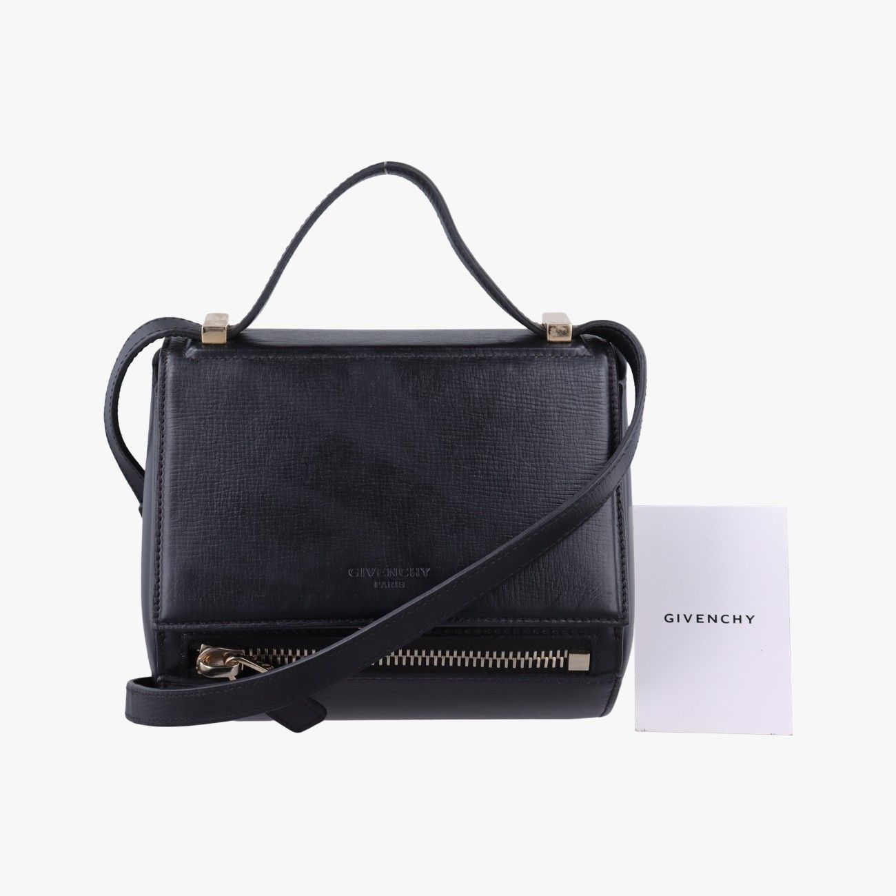 ジバンシーGivenchyパンドラ ブラック レザー TE1103