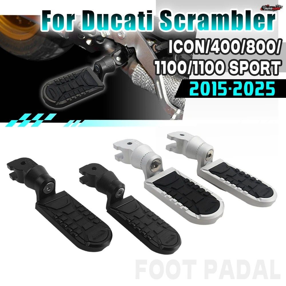 調整可能なフットペグペダル、ライダーフットペグレスト（DUCATI SCRAMBLER 1100 SPORT PRO 800 400 FULL THROTTLE ICON DARK MOTORCYCLE用 10,777円