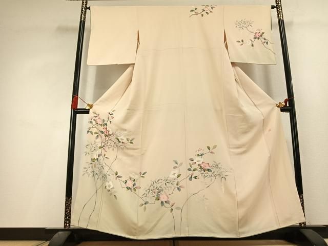 平和屋着物●訪問着　友禅　作家物　枝花文　暈し染め　伊勢丹扱い　正絹　逸品　AABL3304fy 25,350円