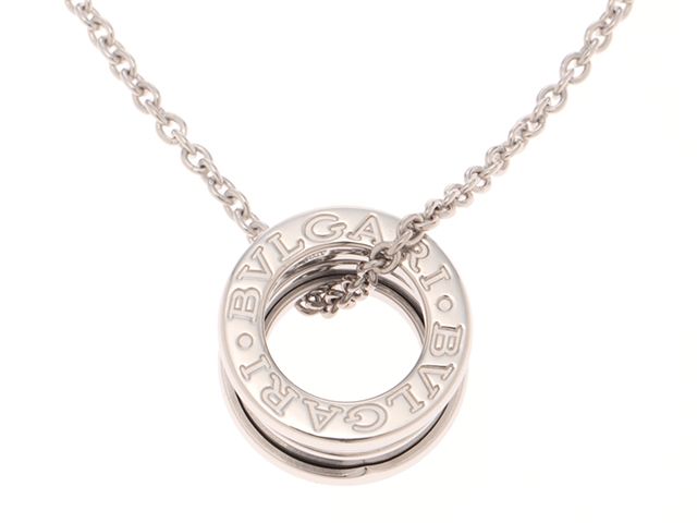 BVLGARI　ブルガリ　ネックレス　B-zero1ネックレス　K18WGホワイトゴールド　11.7g 【中古】【432】