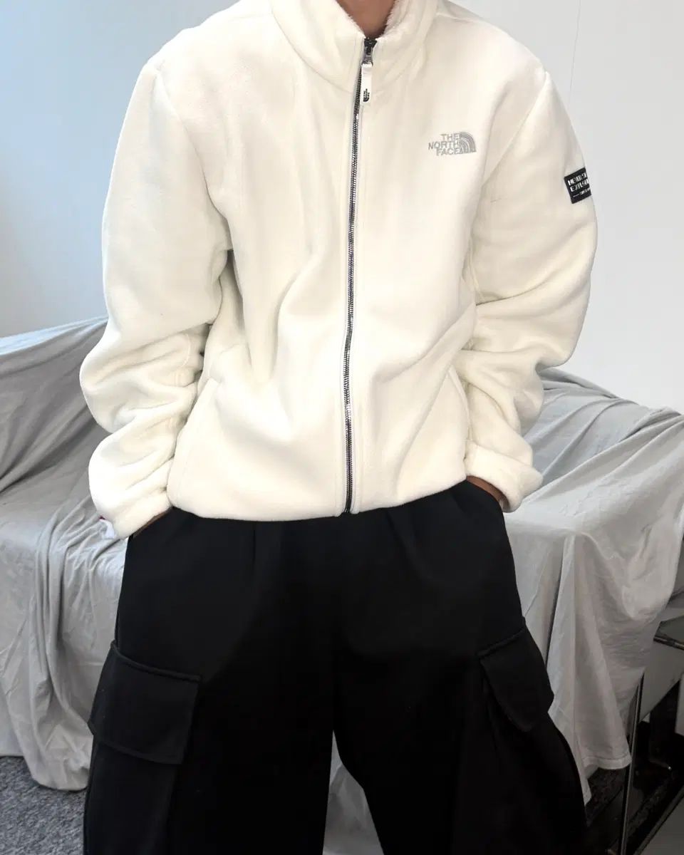 THE NORTH FACE ザノースフェイス 白 フリース ジャケット 2XL