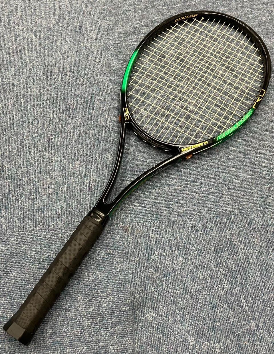 M003-SA7-378 DUNLOP ダンロップ テニスラケット REVELATION PRO SERIES 90 テニスの王子様 菊丸英二 USL2 306～320g 50-60 Ibs (25-27kg)
