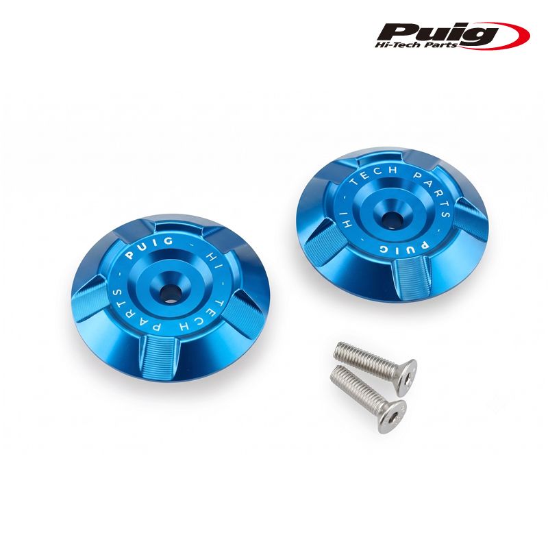 Puig 22532A ALUMINUM CHASSIS COVERS [BLUE] KAWASAKI Z900 (25-26) プーチ アルミニュウム シャシーカバー 6,997円