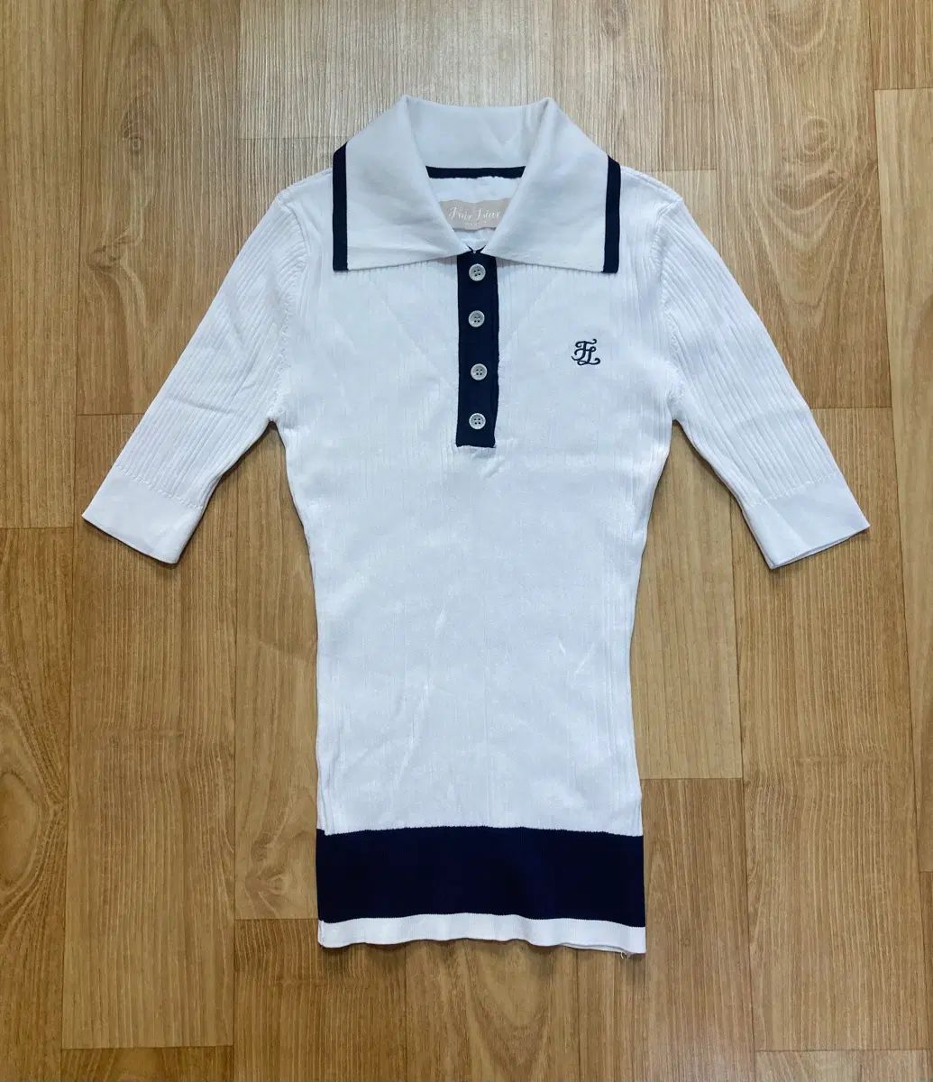 ) フェアライアー ゴルフウェア xs レーディス半袖ニット 出品