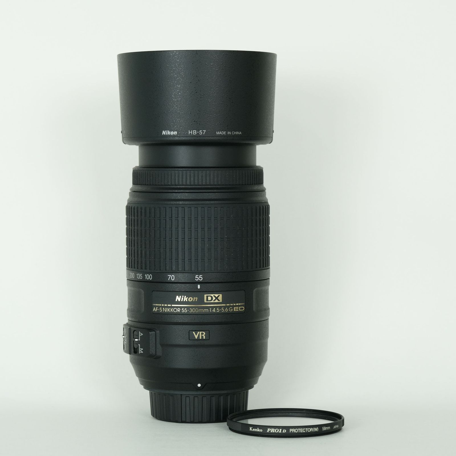 [良品 | フィルター付] Nikon AF-S DX NIKKOR 55-300mm F4.5-5.6G ED VR | Nikon Fマウント
