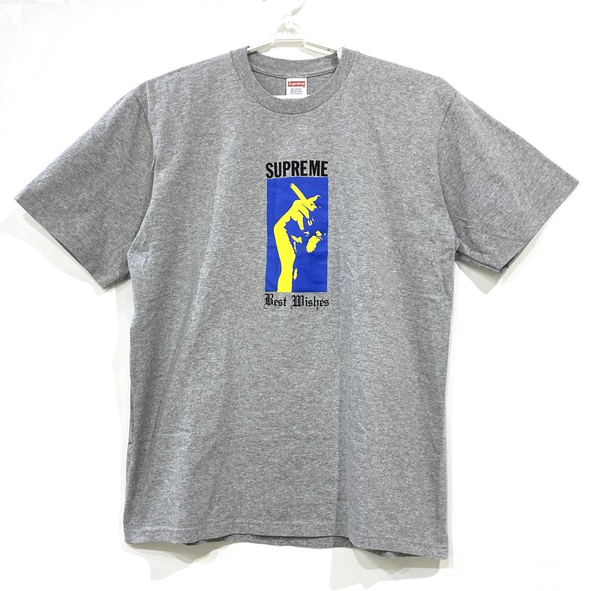 Supreme シュプリーム Wish Tee Tシャツ ヘザーグレー Lサイズ ※中古