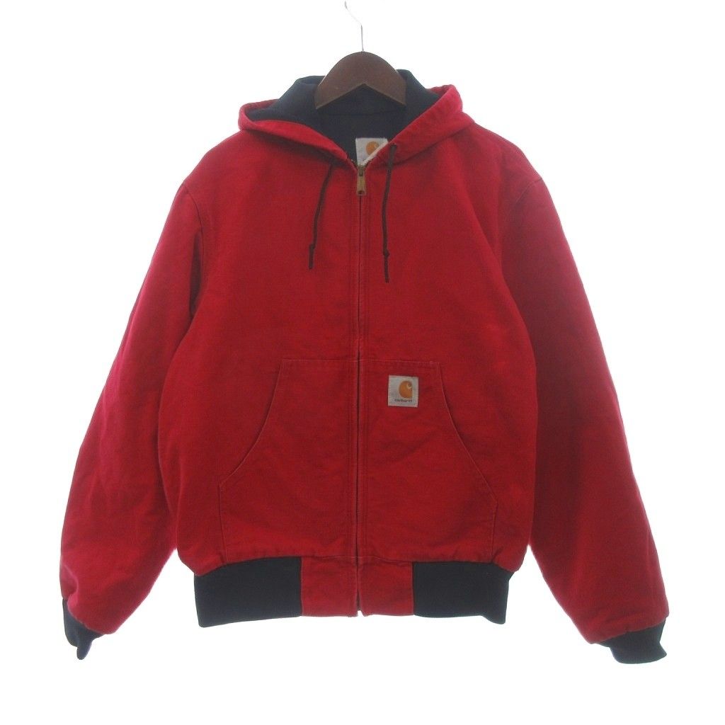 カーハート carhartt アクティブジャケット パーカー フルジップ フーディ ロゴ ポケット 赤 レッド M ☆AA★ 18,792円