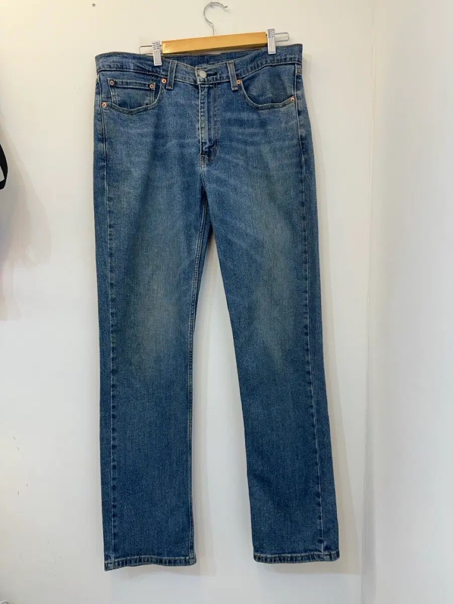 リーバイス 514 34x32 インディゴ ストレッチ デニム パンツ