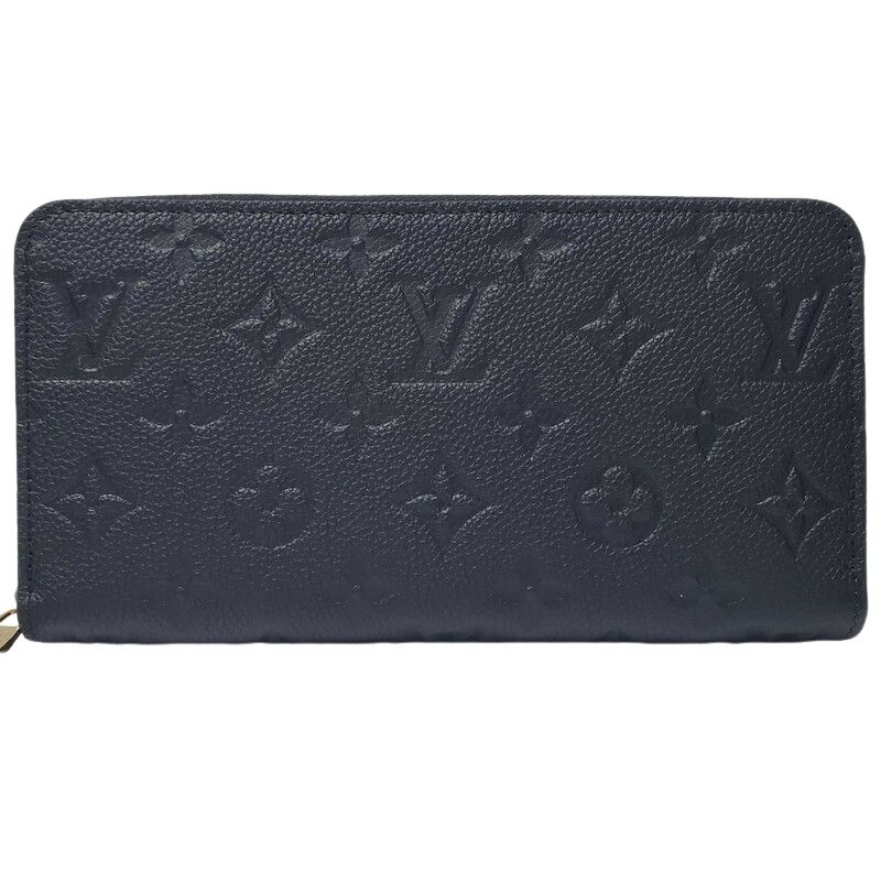 LOUIS VUITTON ルイヴィトン ジッピーウォレット M28791 ブラック モノグラム アンプラント レザー 長財布 レディース 【新品】 32608K64