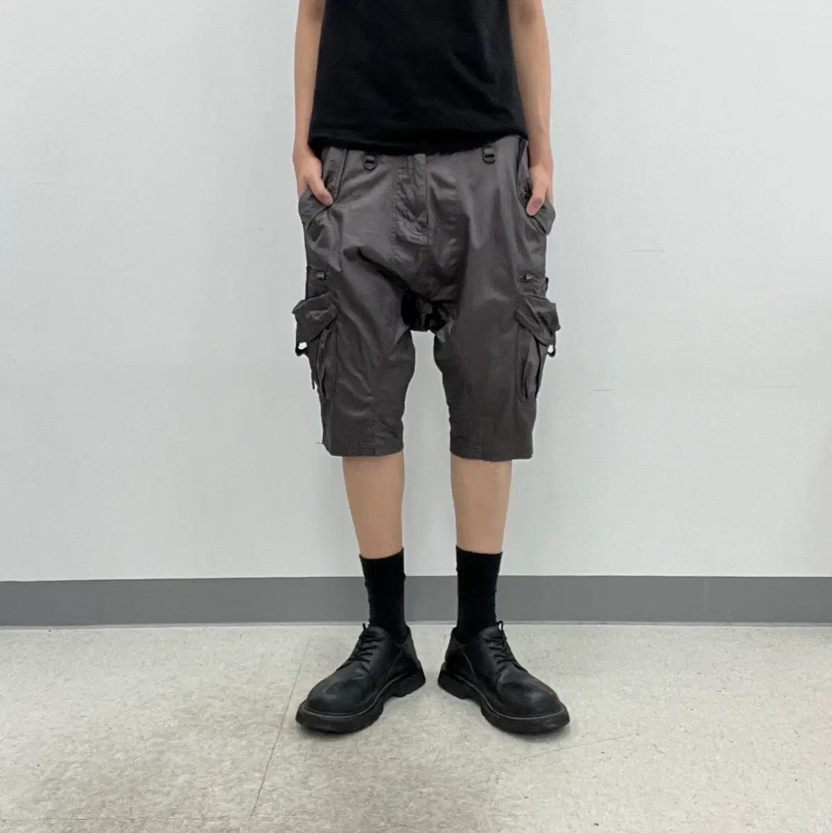 Civarize ギミック サルエル カーゴ ハーフパンツ 46