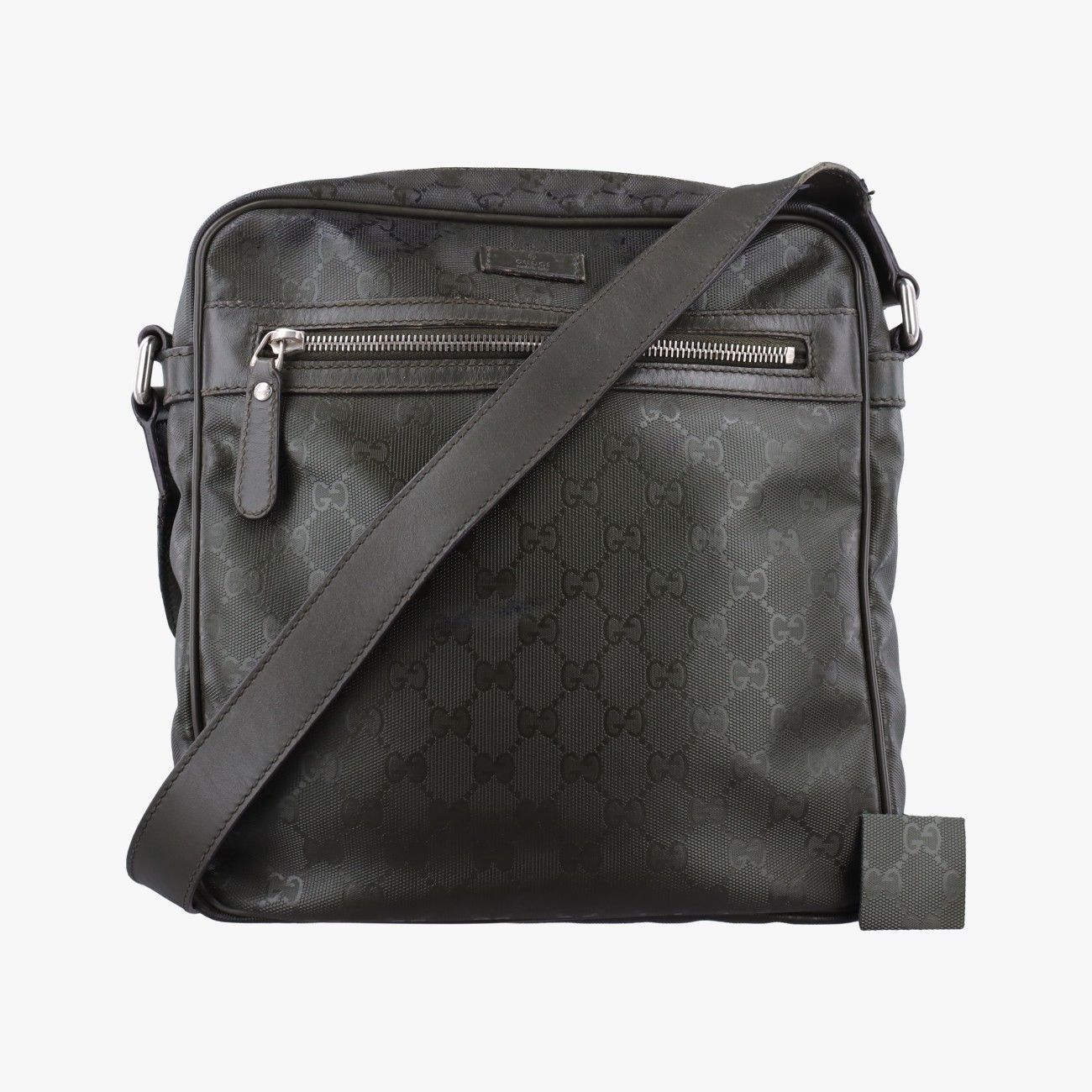 グッチGucciGGインプリメ メッセンジャー ブラウン PVCコーティングキャンバス 201448 E7996690