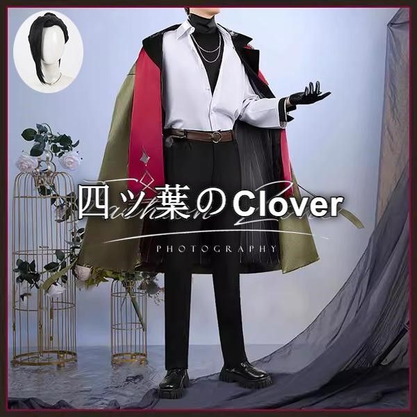 人気商品にじさんじ VTuber 風 シェリン バーガンディ 探偵服コスプレ 衣装ウィッグ靴cosplay コスチューム パーティーグッズ ハロウィン変装 仮装vs805