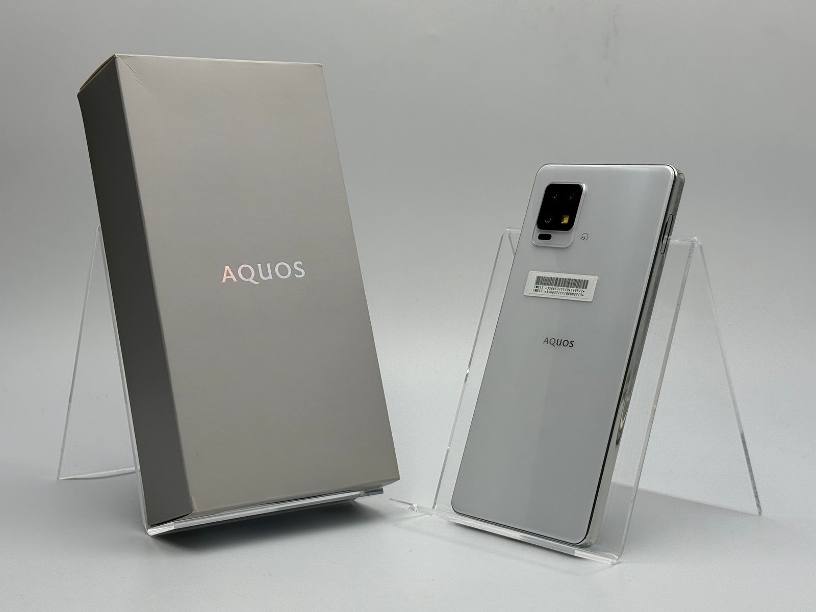 【箱付き中古C】AQUOS zero6 A102SH ホワイト SIMフリー 白ロム