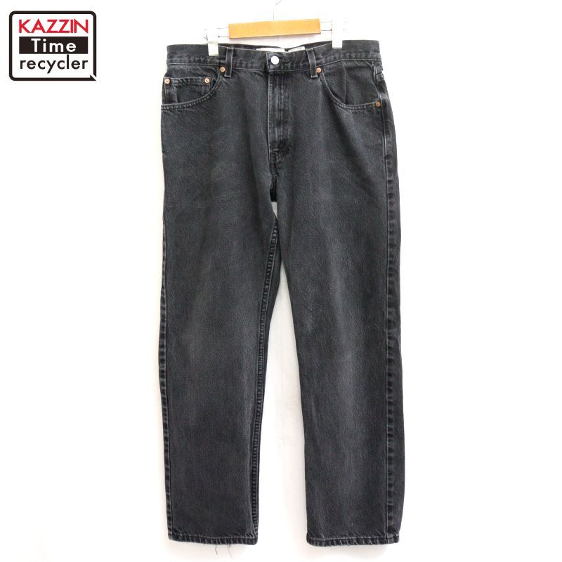 00s Levi's 505 ブラック デニムパンツ メンズ 表記W34 L30サイズ