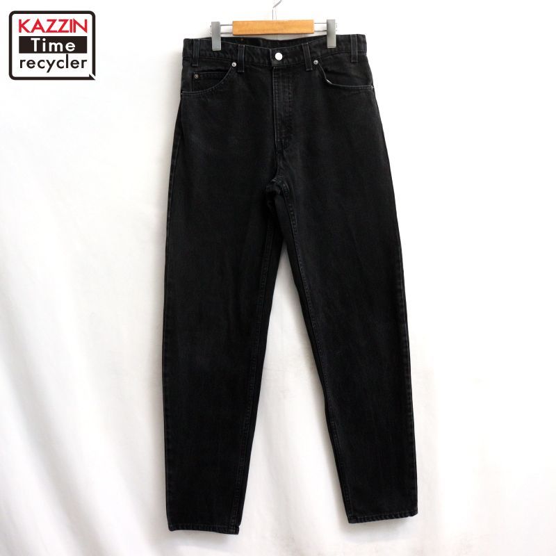 90s USA製 vintage Levi's ブラック 550 デニムパンツ メンズ 表記33×34サイズ 7,154円
