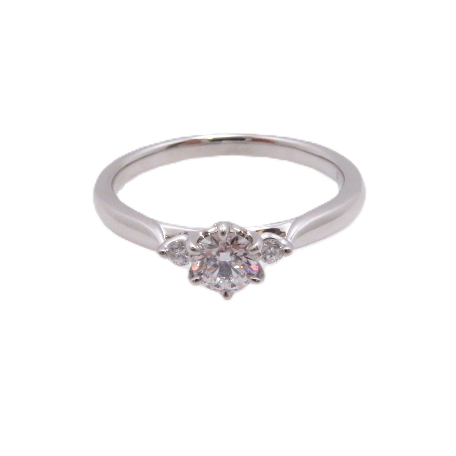 JEWELRY ジュエリー PT950/D0.222/3.1g/#10 リング・指輪 Pt950プラチナ Pt950/ダイヤモンド ダイヤモンド プラチナ レディース【中古】431